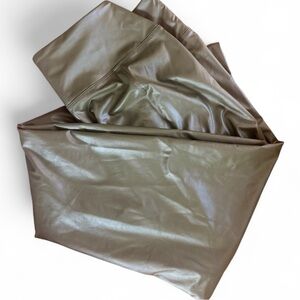 🫒🖤AERIE OFFLINE REAL LUXE FAUX LEATHER LEGGINGS🖤🫒NWT‼️$60RETAIL💰